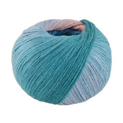 Lana Grossa Cotonella 013 Korenbloem/turquoise blauw/mint/terracotta/zeegroen/petrol/lichtblauw/roze