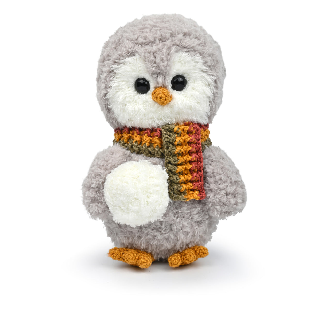 Gehaakte baby pinguin Snowy volledig