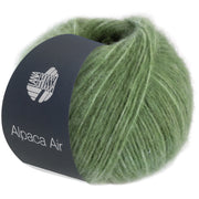 Lana Grossa Alpaca Air 014 Grijsgroen