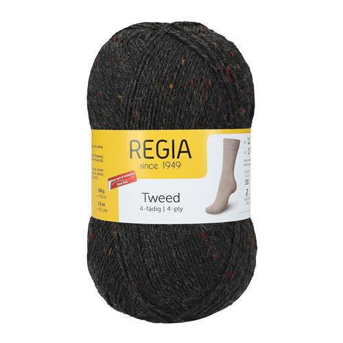 SMC Regia Tweed Sokkengaren uni kleuren 098