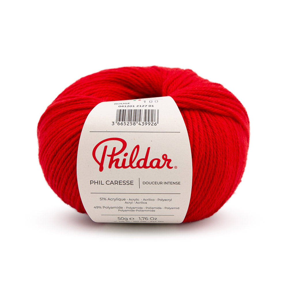 Phildar Phil Caresse 2127 Red
