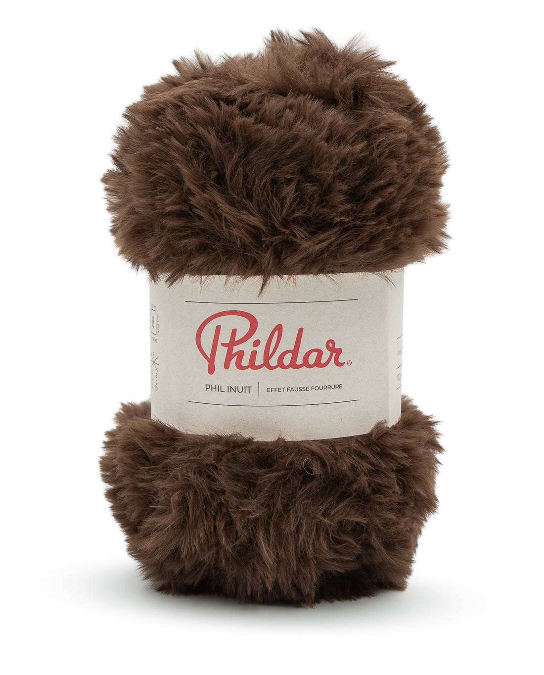 Phildar Phil Inuit 2170 Chocolate - bol zacht faux fur garen