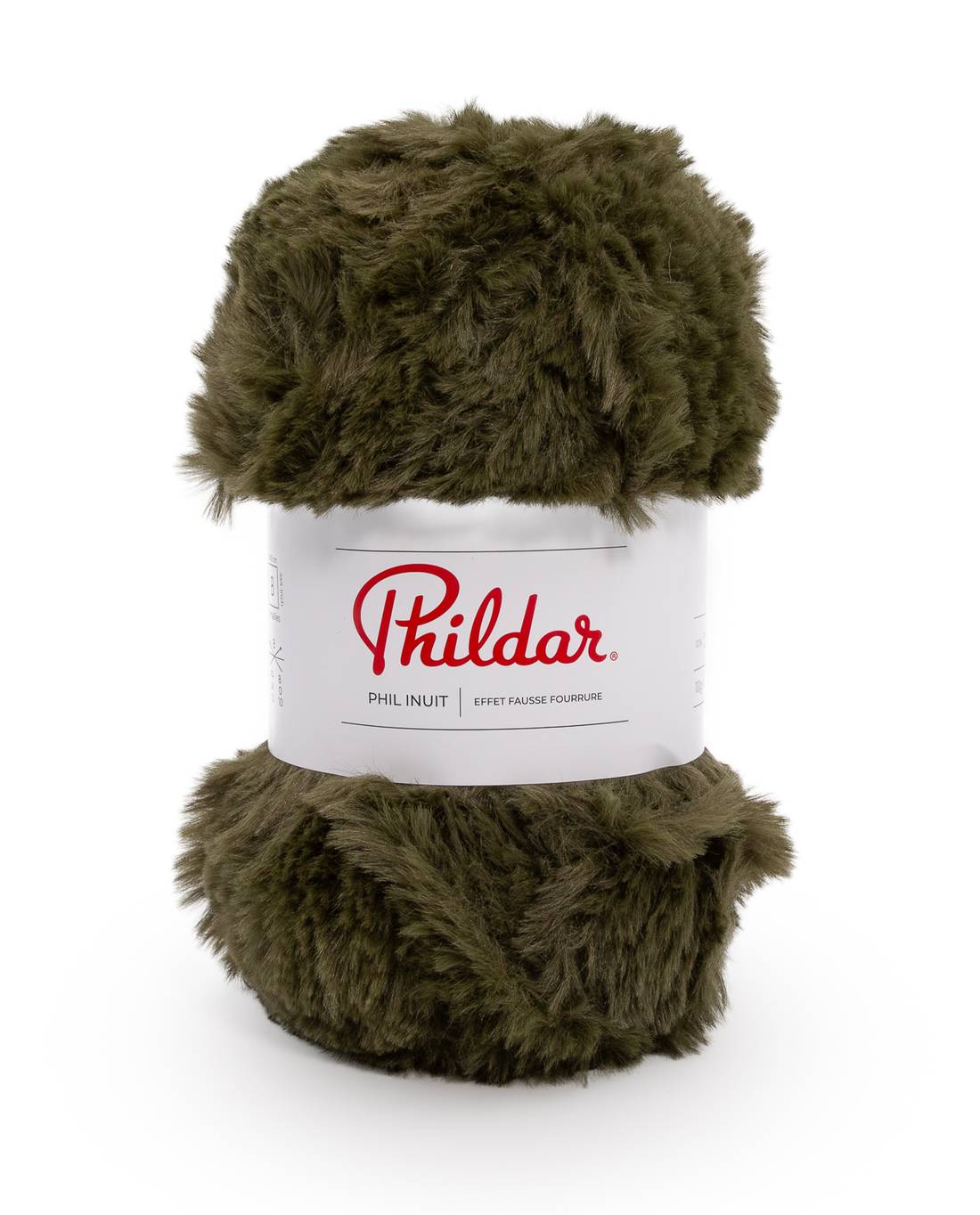 Phildar Phil Inuit 2173 Khaki - bol zacht faux fur garen
