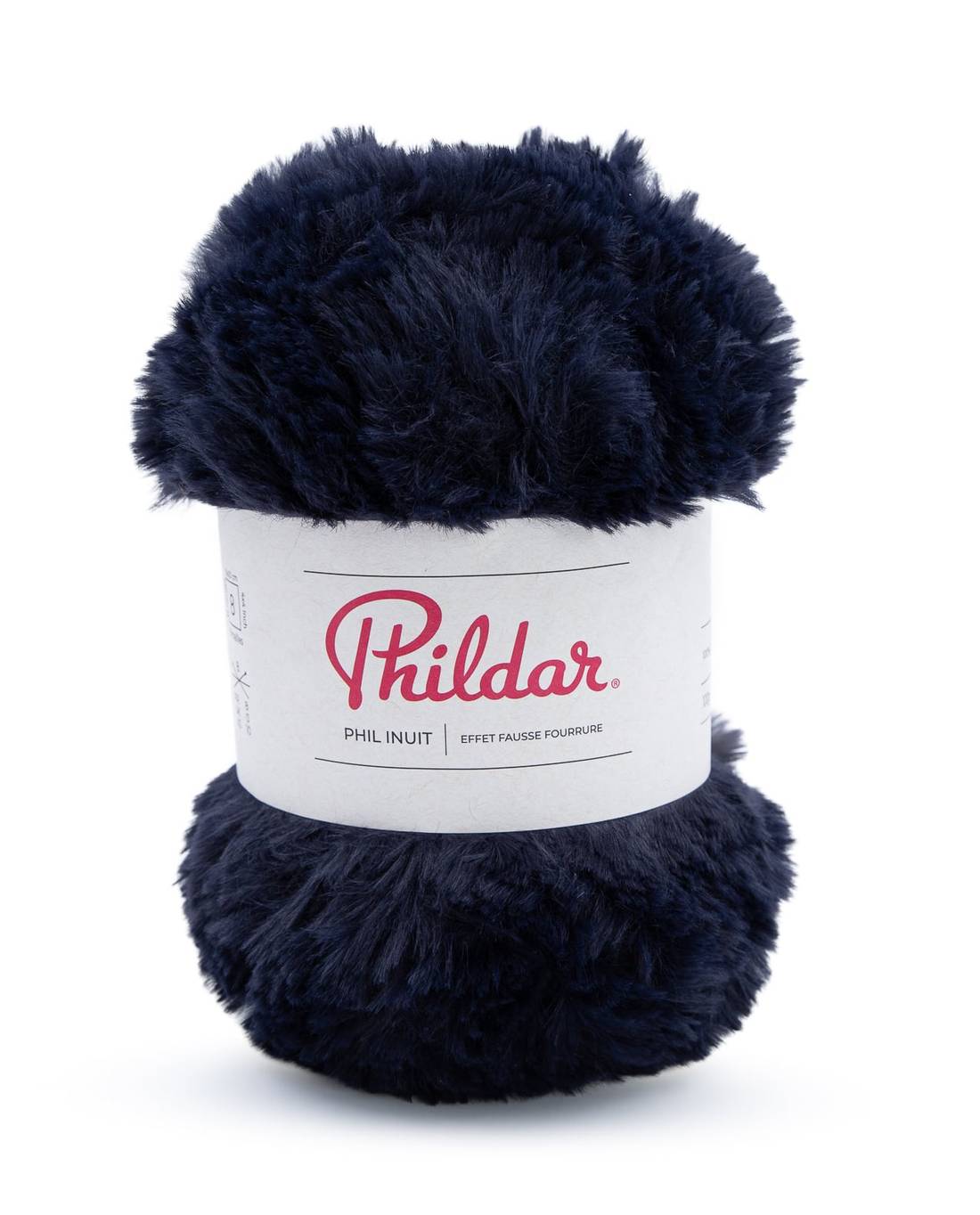 Phildar Phil Inuit 2446 Navy - bol zacht faux fur garen