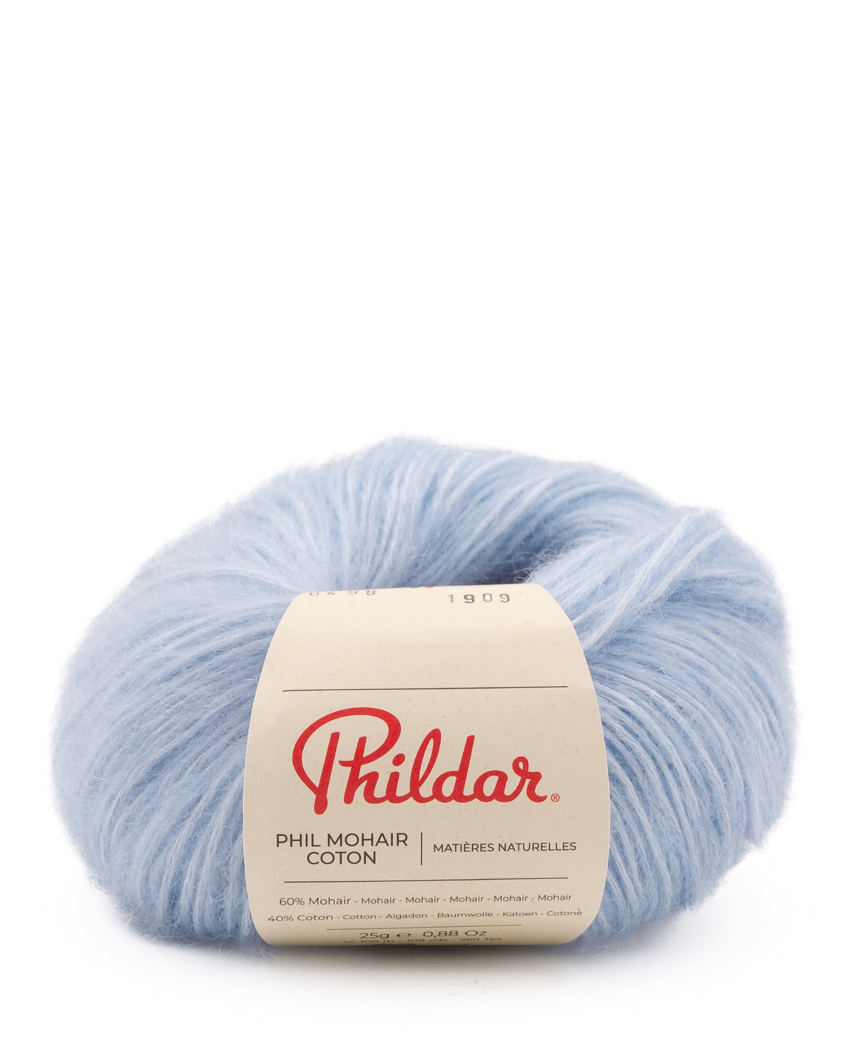 Phildar Phil Mohair Coton 1089 Babyblauw - sfeerfoto 1