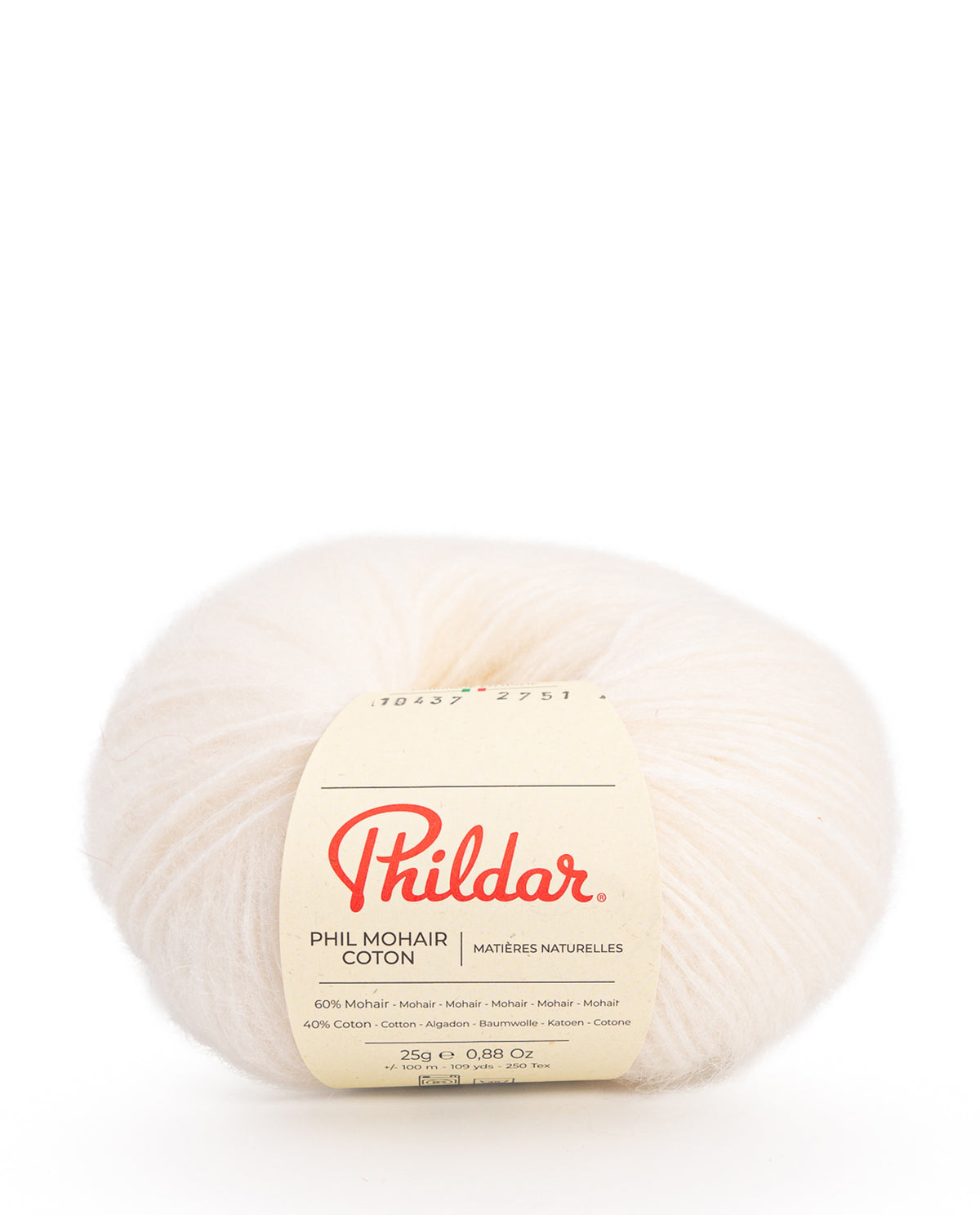 Phildar Phil Mohair Coton 2359 Krijt - sfeerfoto 1