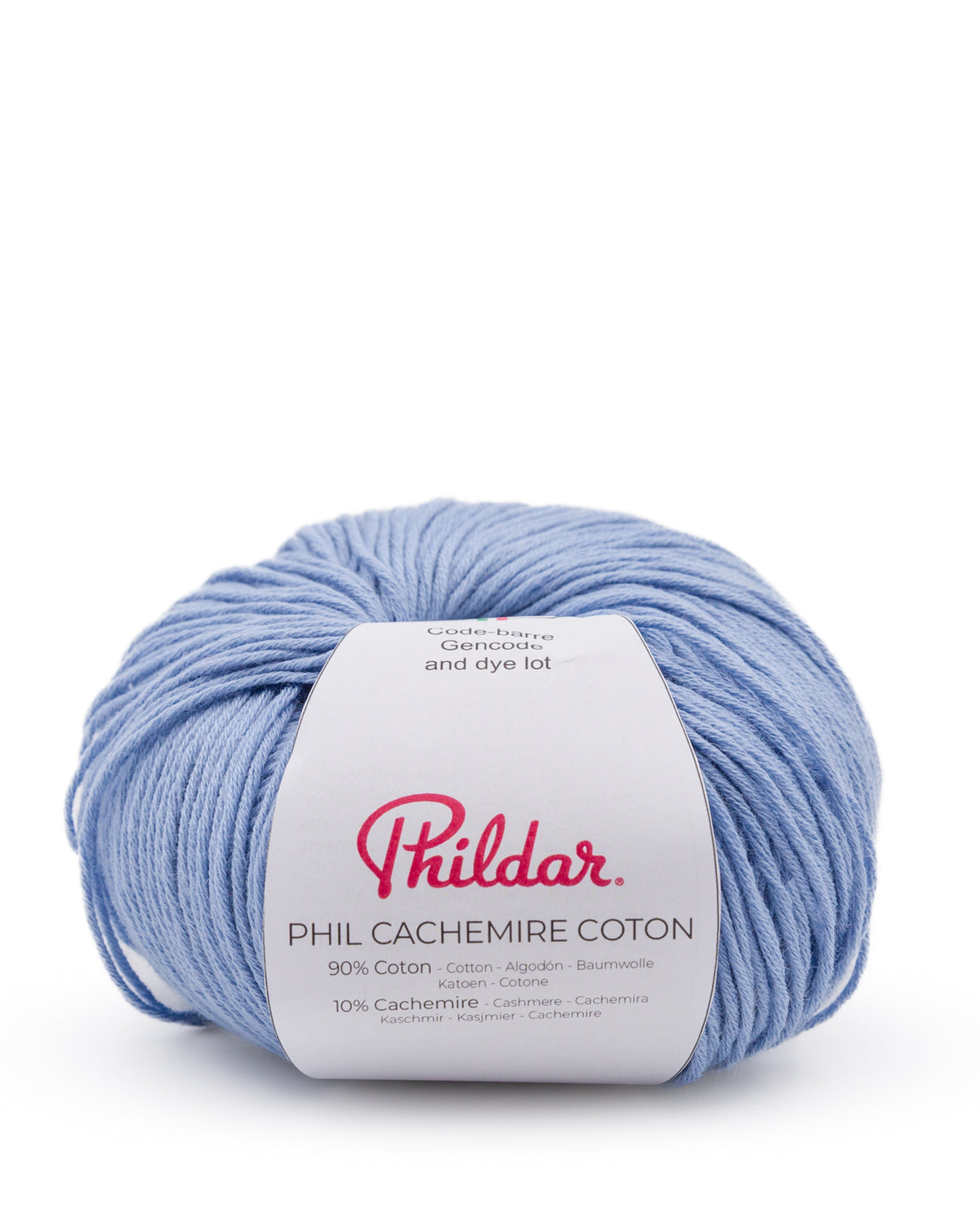 Phildar Phil Cachemire Coton 2089 Korenbloemblauw - sfeerfoto 1