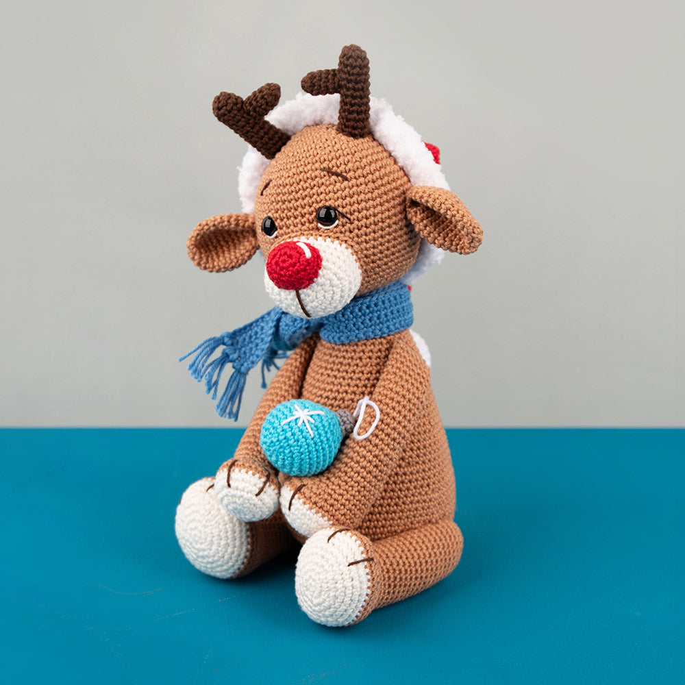 Kerstknuffel Robbie Must-have Haakpakket - Inclusief Patroon 2