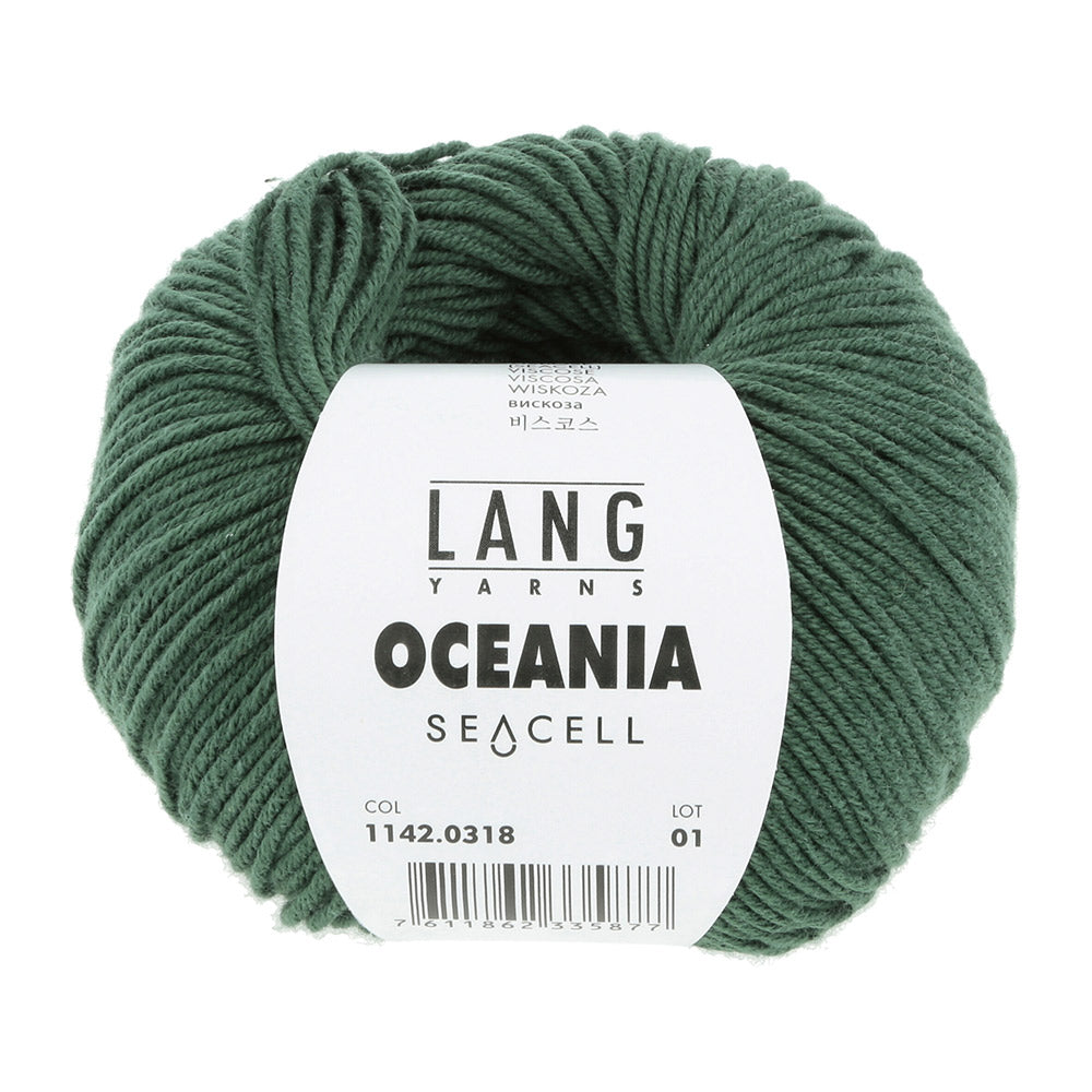 Lang Yarns Oceania 318 Dennegroen