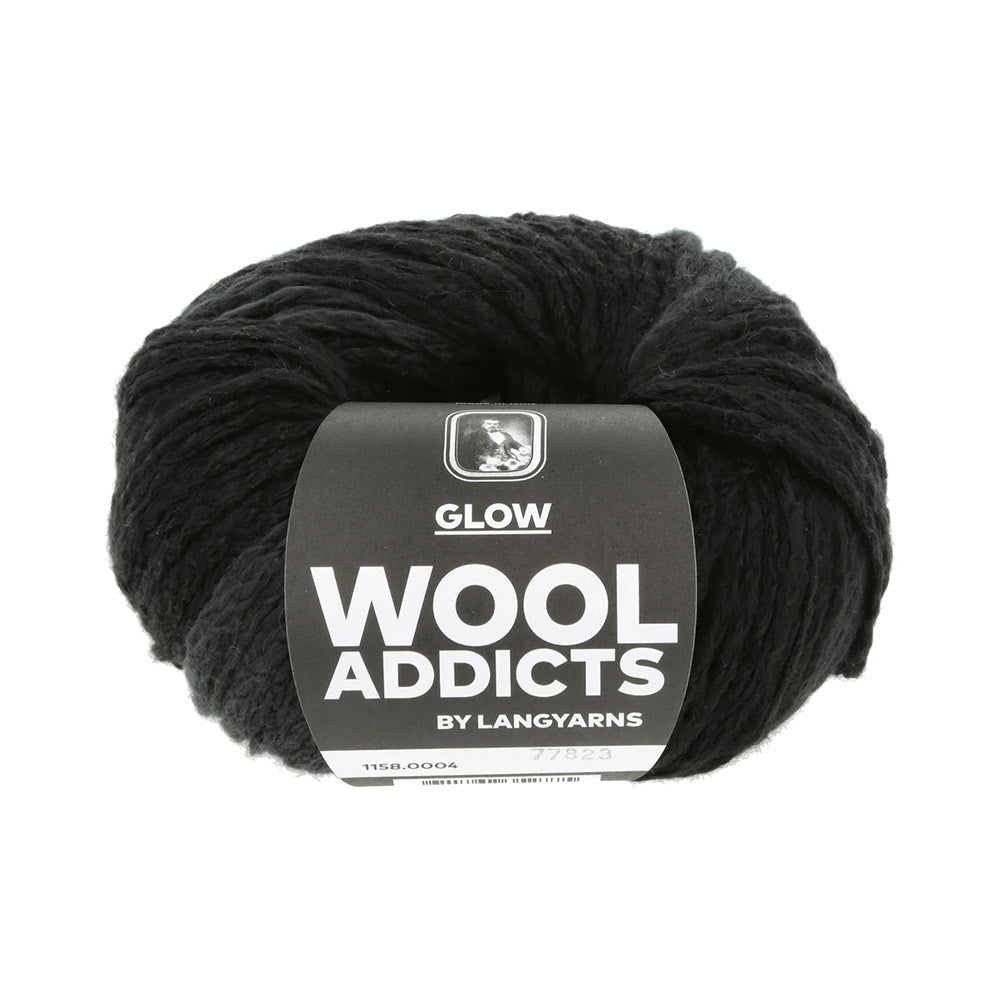 Lang Yarns Glow 0004 Zwart
