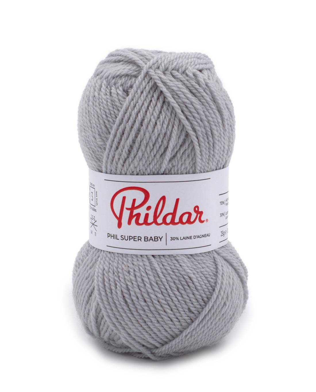 Phildar Phil Super Baby 1399 Frost - bol Phil Super Baby garen in kleur 1399 Frost