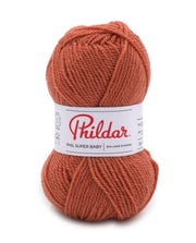 Phildar Phil Super Baby 2038 Terracotta - bol Phil Super Baby garen in kleur 2038 Terracotta