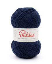 Phildar Phil Super Baby 2084 Navy Blue - bol Phil Super Baby garen in kleur 2084 Navy Blue
