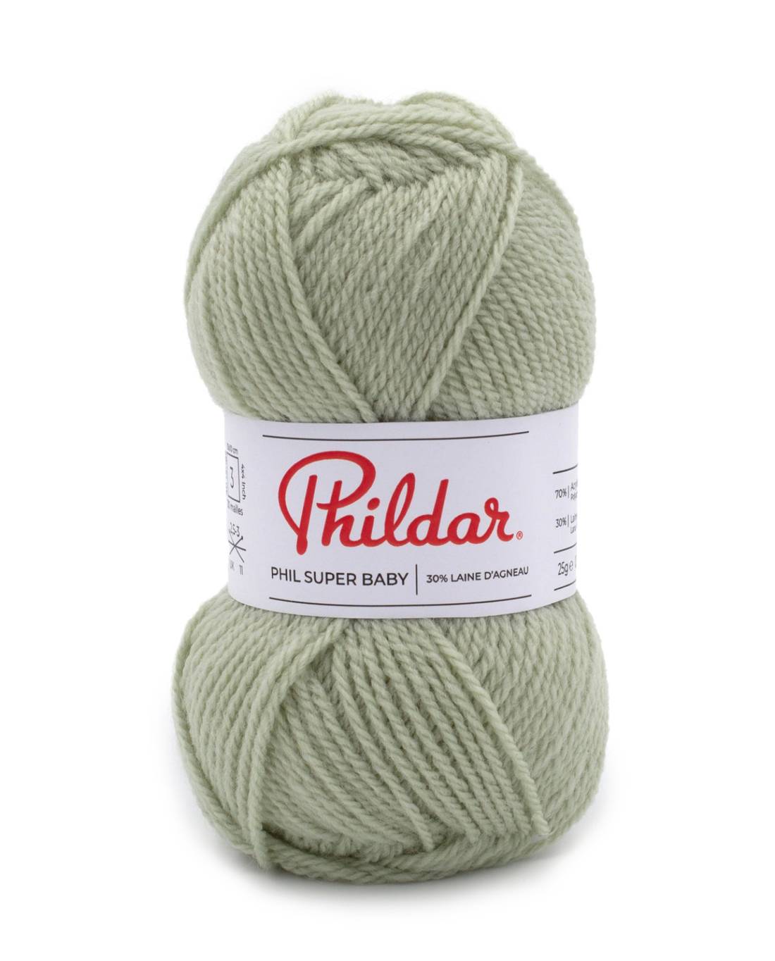 Phildar Phil Super Baby 2099 Linden Green - bol Phil Super Baby garen in kleur 2099 Linden Green