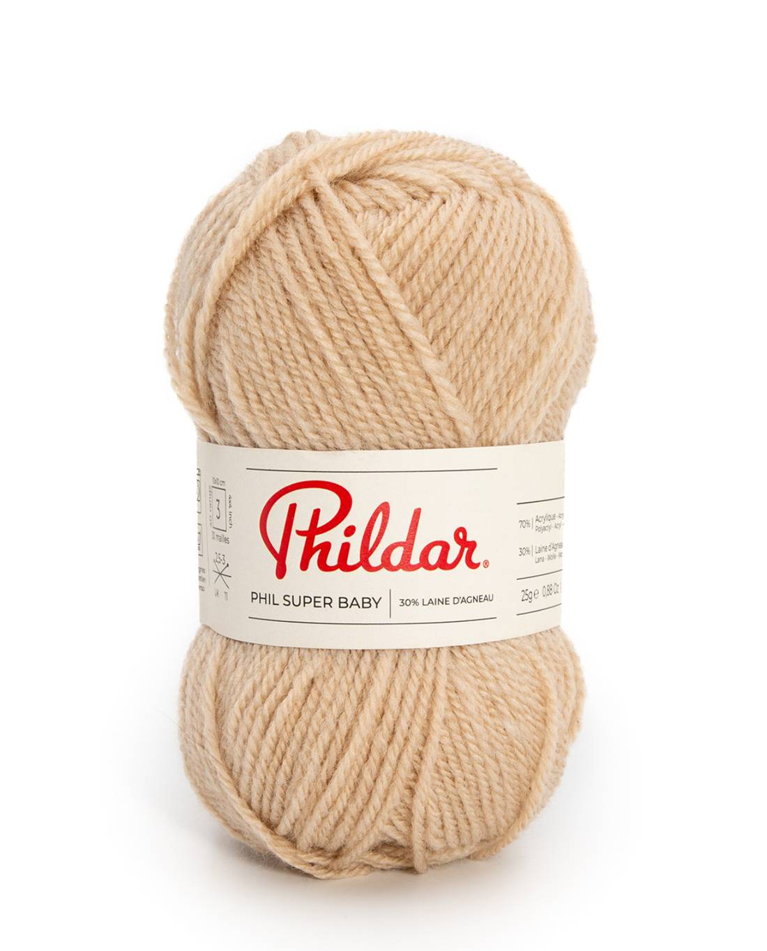 Phildar Phil Super Baby 2510 Doe - bol Phil Super Baby garen in kleur 2510 Doe