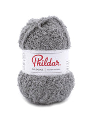 Phildar Phil Douce 1444 Muisgrijs - zachte bol pluche garen in kleur Muisgrijs