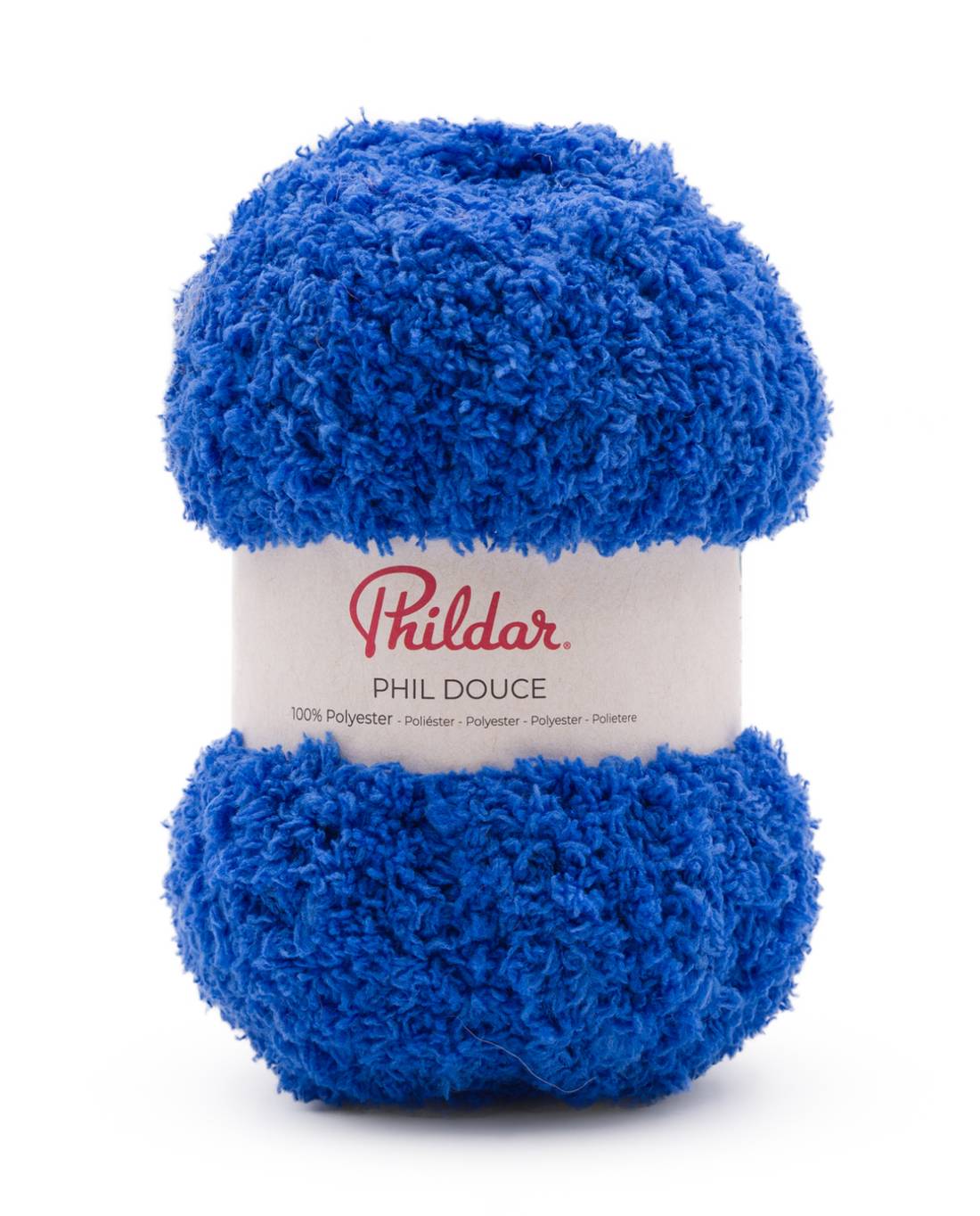 Phildar Phil Douce 2004 Kleinblauw - zachte bol pluche garen in kleur Kleinblauw