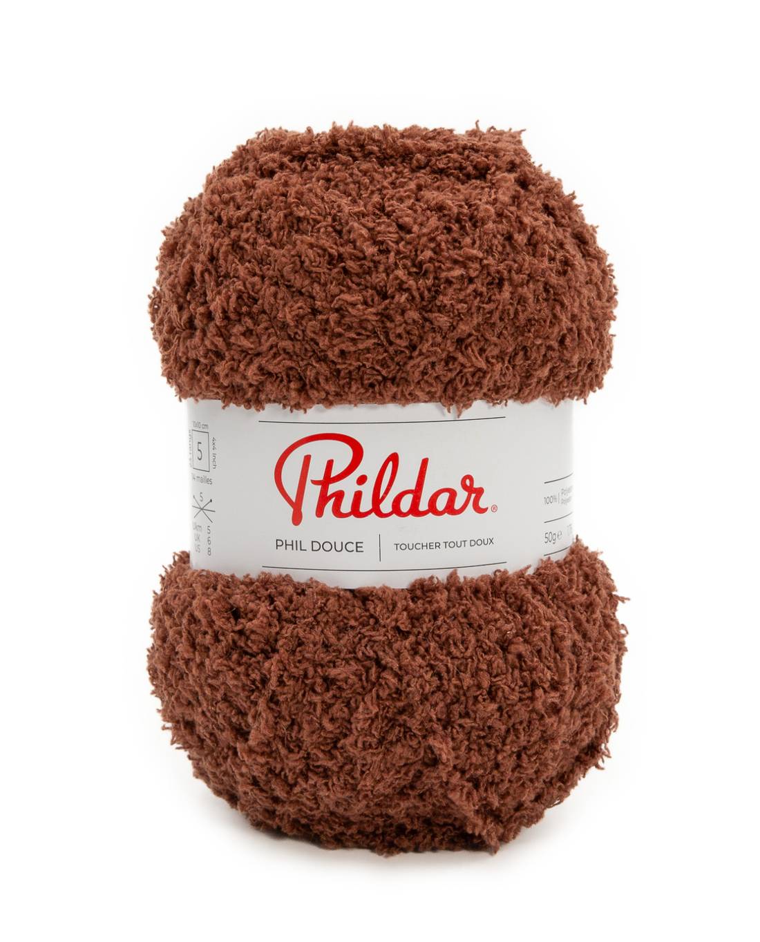 Phildar Phil Douce 2094 Beertje - zachte bol pluche garen in kleur Beertje