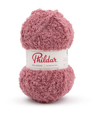 Phildar Phil Douce 2120 Oudroze - zachte bol pluche garen in kleur Oudroze