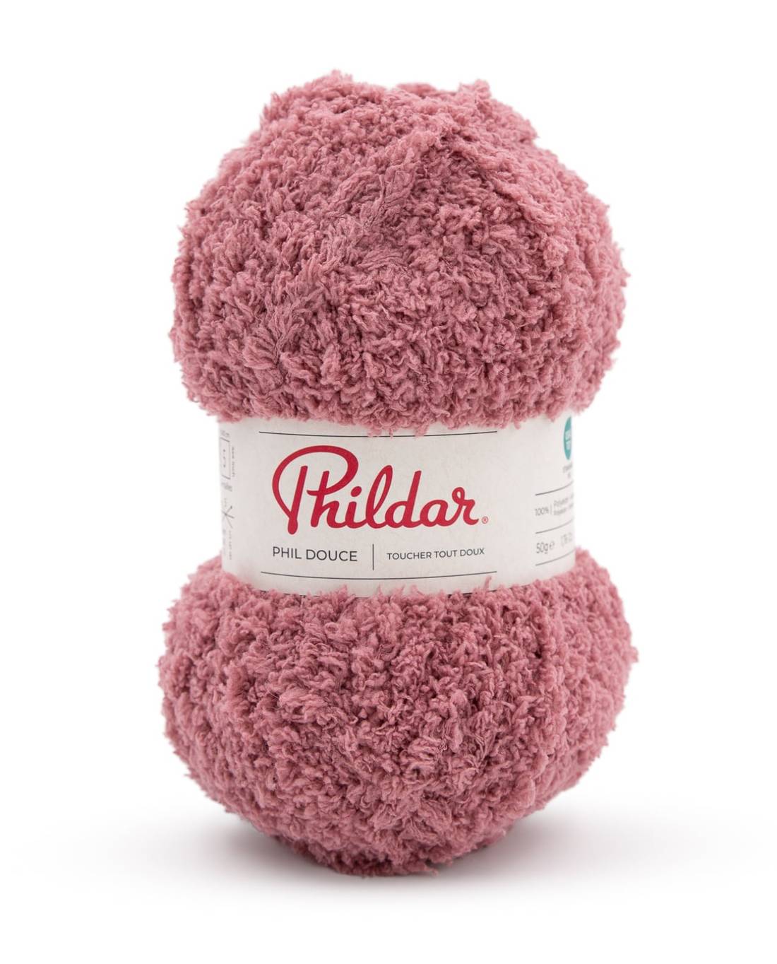 Phildar Phil Douce 2120 Oudroze - zachte bol pluche garen in kleur Oudroze