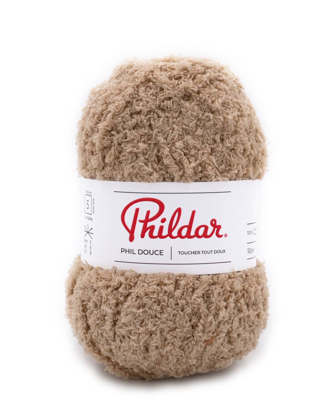 Phildar Phil Douce 2264 Dune - zachte bol pluche garen in kleur Dune