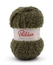 Phildar Phil Douce 2435 Khaki - zachte bol pluche garen in kleur Khaki