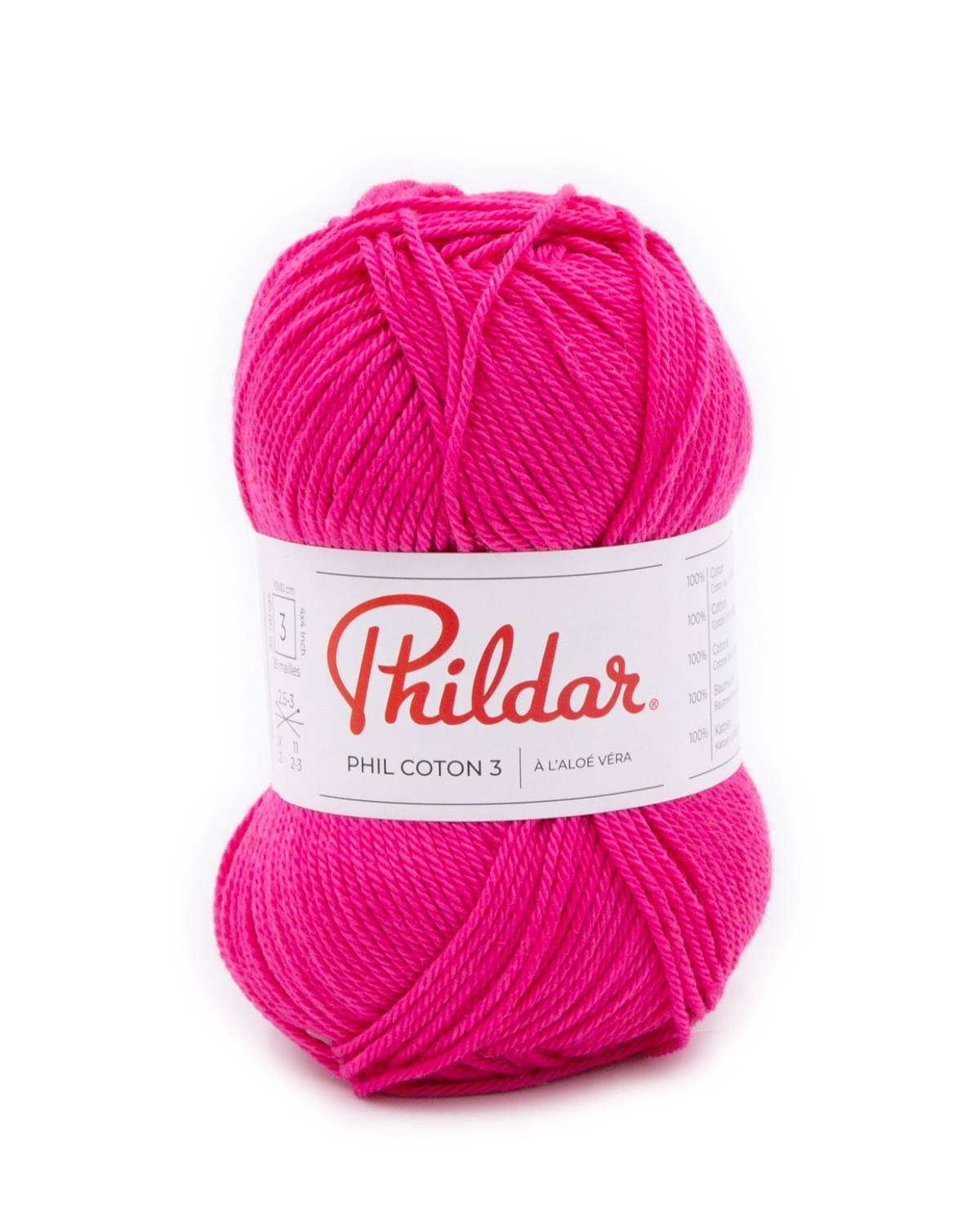 Phildar Phil Coton 3 2058 Fuchsia sfeerfoto 1