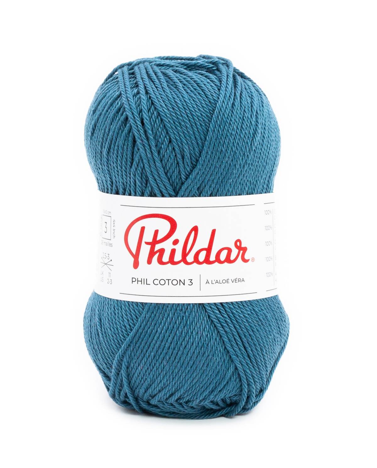 Phildar Phil Coton 3 2435 Pruisisch blauw sfeerfoto 1