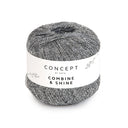 Katia Combine & Shine 120 Anthrazit-Silber