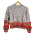 Katia Fur Moda 300 305 Grijs-Rood-Camel - tweede productfoto van het garen