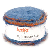 Katia Fur Moda 300 308 Blauw-Bruin-Donker blauw - bol garen in kleur 308 Blauw-Bruin-Donker blauw
