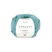 Katia Perla 110 Turquoise - bol garen in kleur Turquoise