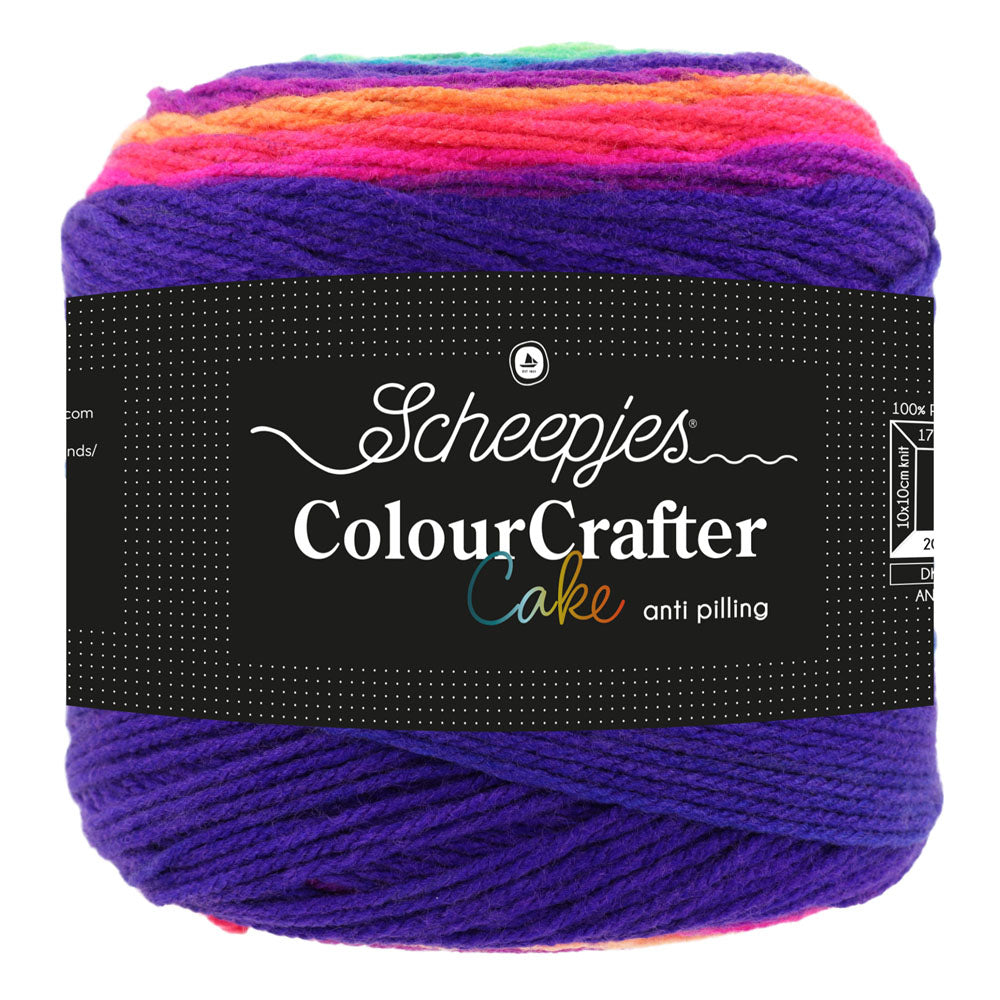 Scheepjes Colour Crafter Cake 701 Maximalist - garencake met wikkel