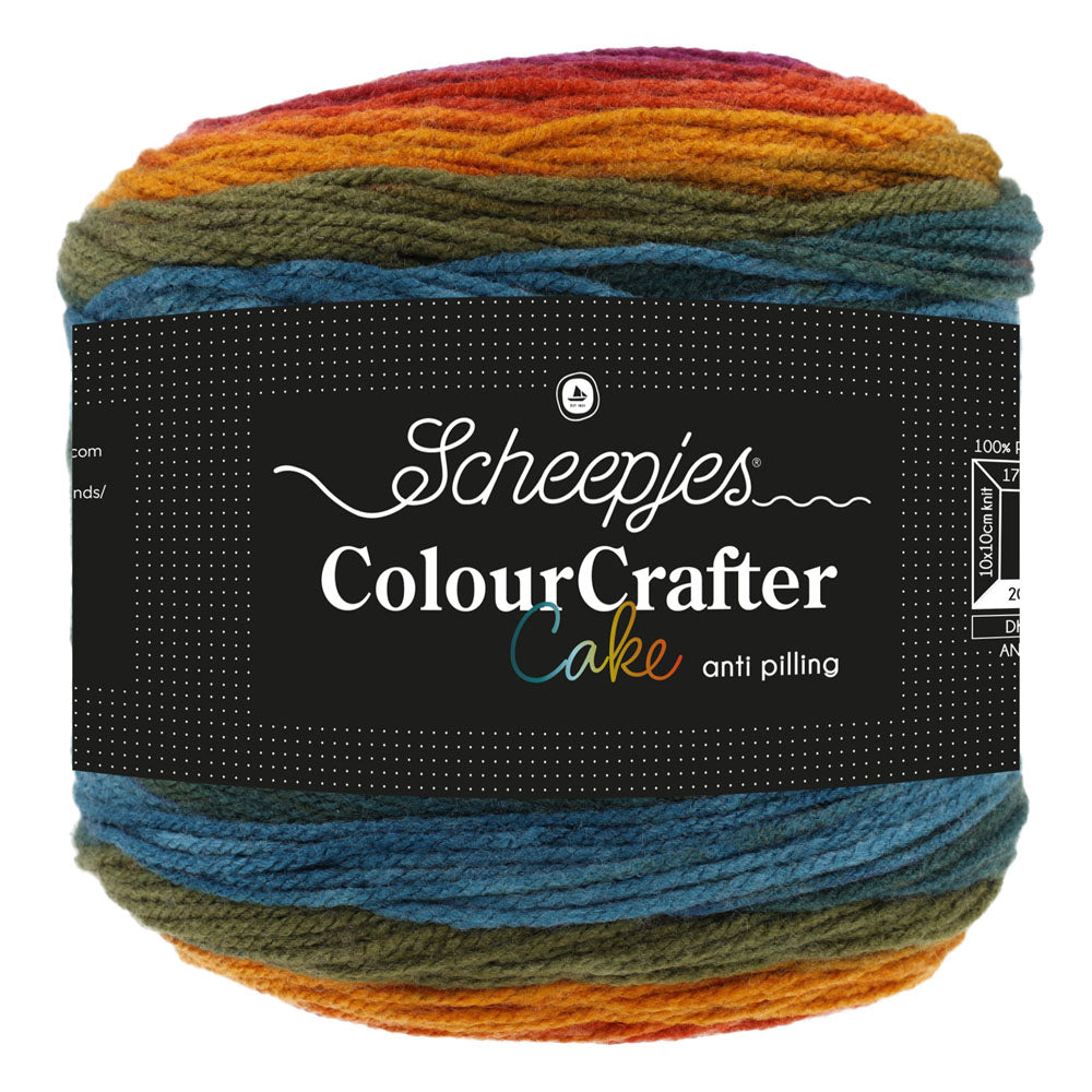 Scheepjes Colour Crafter Cake 702 Rustic Warmth - garencake met wikkel