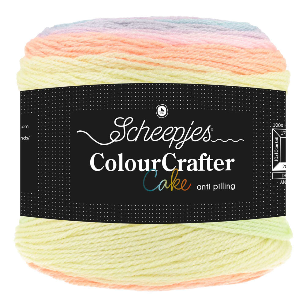 Scheepjes Colour Crafter Cake 711 Pastel Harmony - garencake met wikkel