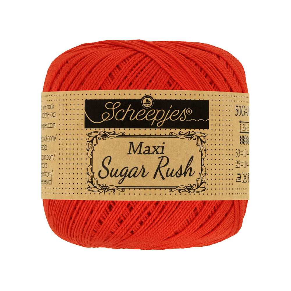 Scheepjes Maxi Sugar Rush 390 Poppy Rose