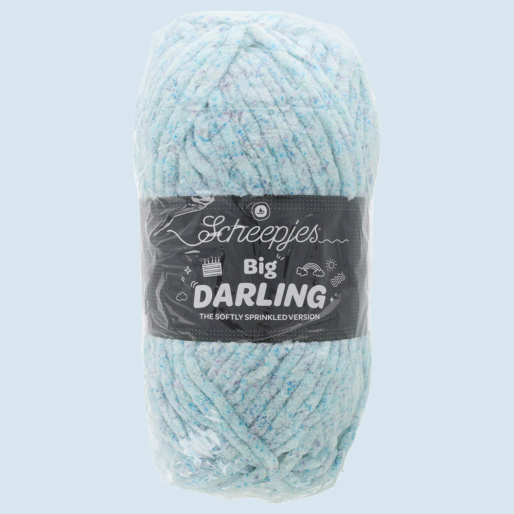 Scheepjes Big Darling Sprinkled 03 Frost in verpakking