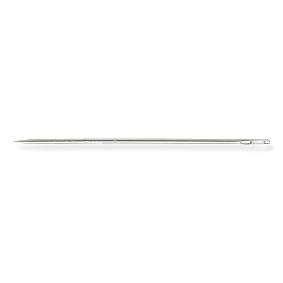 Detail van een Milward Sharps naainaald maat 3 met kleine oog