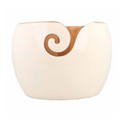 Scheepjes Yarn Bowl Afrikaans sandelhout Ivoor 17,5x12cm