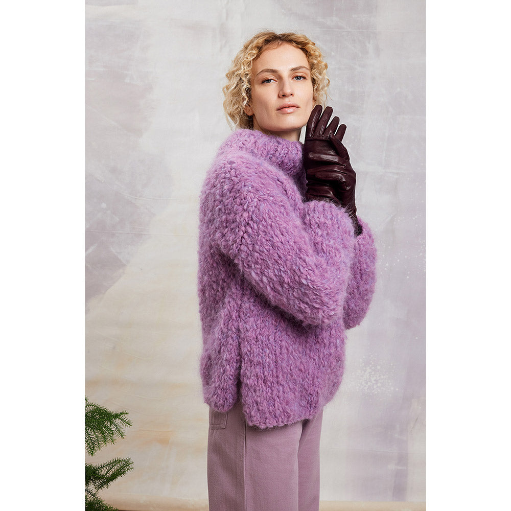 Lang Yarns Shirley 0018 Donkergroen Trui