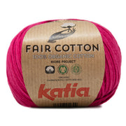 Katia Fair Cotton 032 Framboos rood