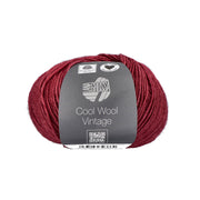 Lana Grossa Cool Wool Vintage 7364 Bourgondisch rood