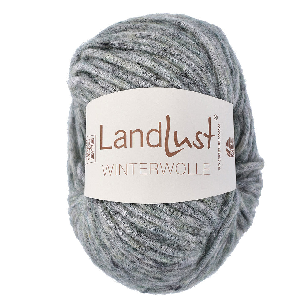 Lana Grossa Landlust Winterwolle 104 gray green mottled