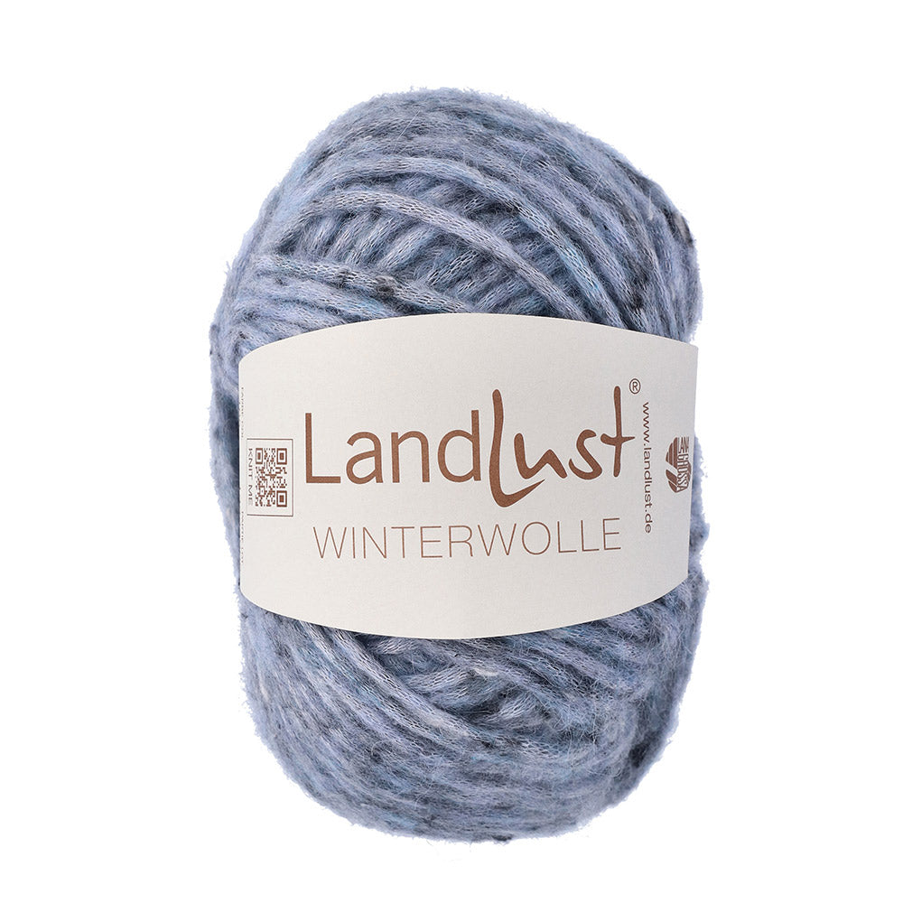 Lana Grossa Landlust Winterwolle 105 light blue mottled