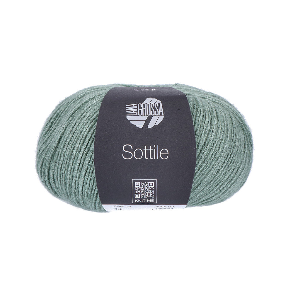 Lana Grossa Sottile 014 Salie Groen
