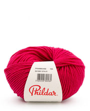 Phildar Phil Merinos 6 1274 Raspberry - bol 100% merinowol in kleur Raspberry