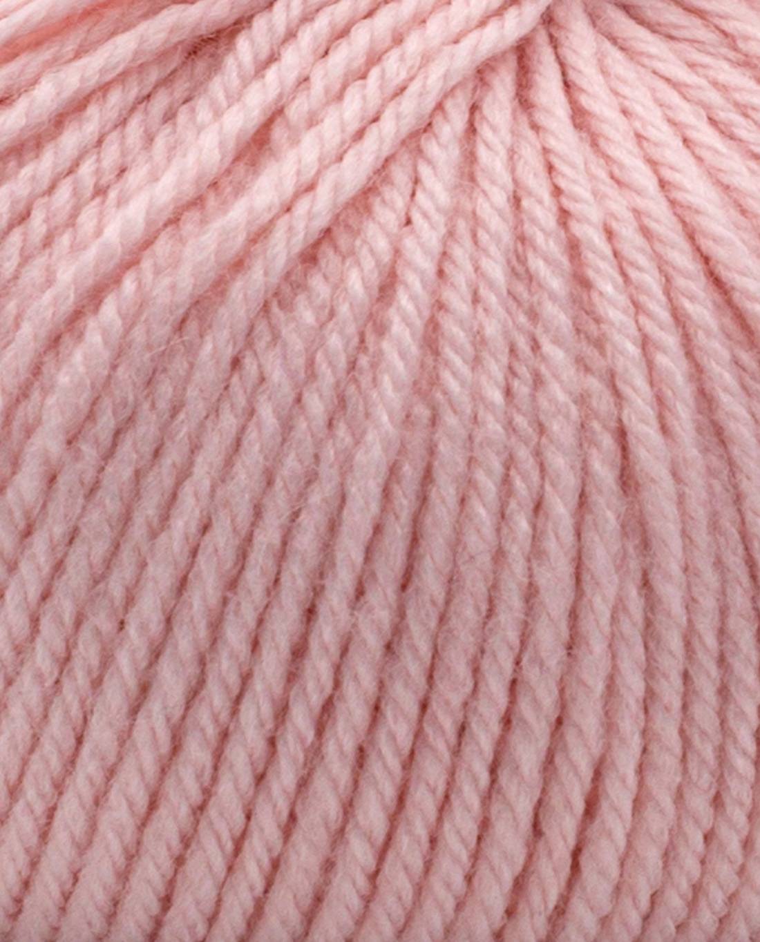 Phildar Phil Caresse 1044 Dew Pink - close-up van het garen