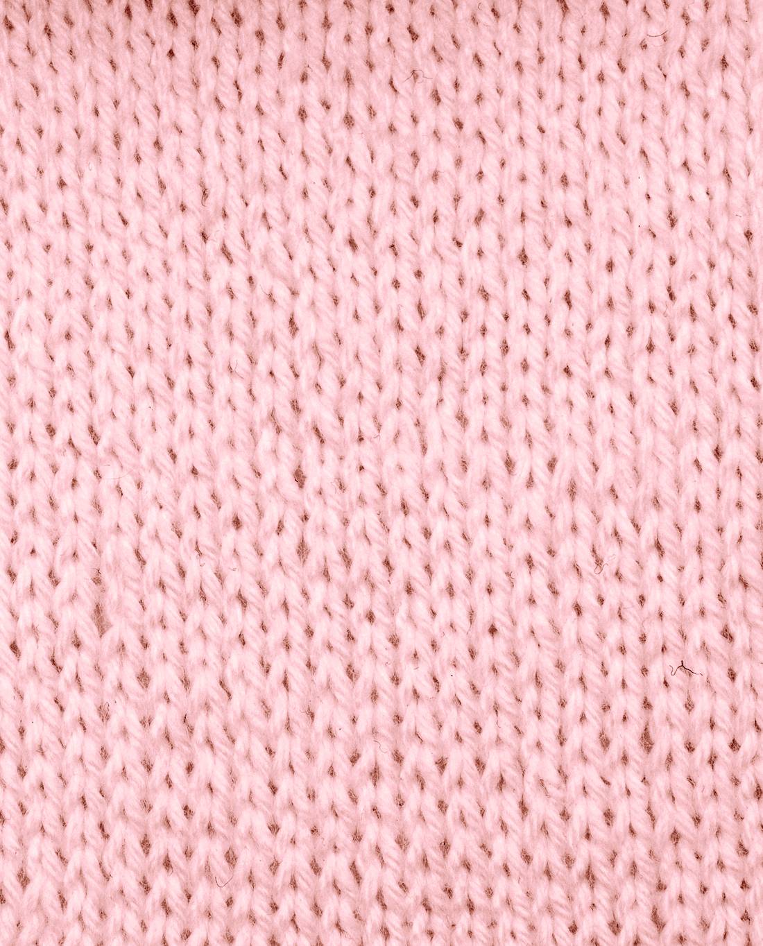 Phildar Phil Caresse 1044 Dew Pink - gebreid proeflapje