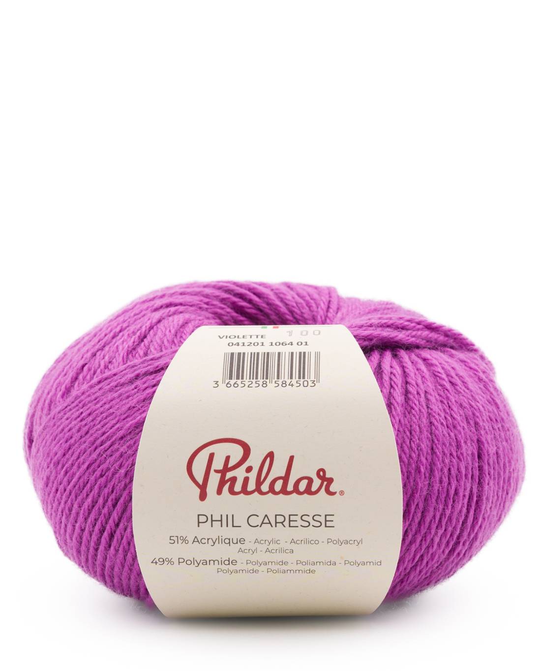 Phildar Phil Caresse 1064 Violet - garenbol