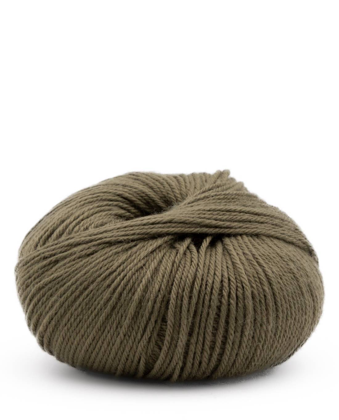 Phildar Phil Caresse 1100 Khaki - garenbol vanuit een andere hoek